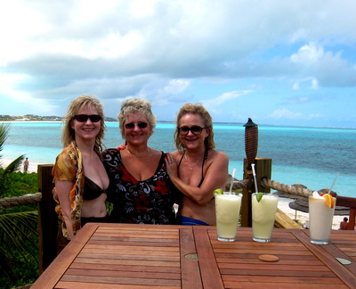Drinks at SOMEWHERE on the beach for my 60th birthday......simply the most spectacular deck overlooking the White House Reef.