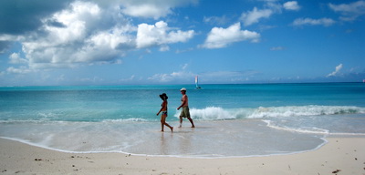 What a glorious day for a stroll along Grace Bay! 