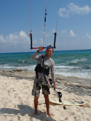 Mike Haas has been teaching kite boarding on Provo for a number of years now. Head down to the Turks and Caicos soon and learn how to kiteboard!