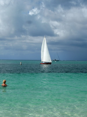 North Caicos was well represented by this beutiful Caicos Sloop called Messenger II