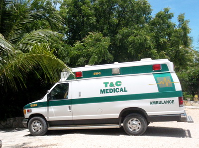 Providenciales has a new ambulance donated by the Westlake group