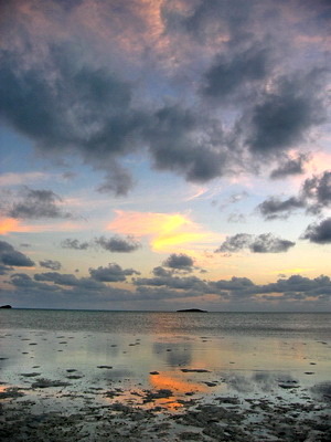 I just love the subtle tones of another south side sunset over one of the Five Little Cays