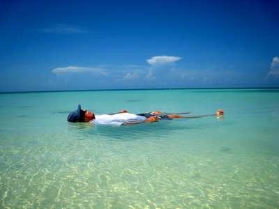 Blue skies, turquoise water ........... floating your cares away. It doesn't get any better than this.
