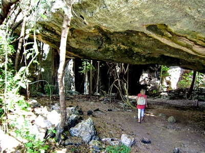 The Indian Cave was once inhabited by the Lucayan Indians.