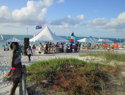 View of the beach at the Children's Park in the Bight
