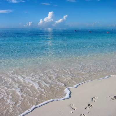 Grace Bay Beach on Providenciales in the Turks and Caicos Islands