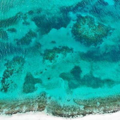 Smith's Reef from the air
