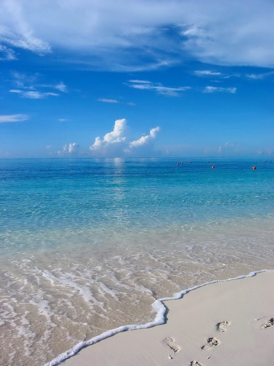 Grace Bay beach the best in the world on Providenciales Turks and Caicos Islands