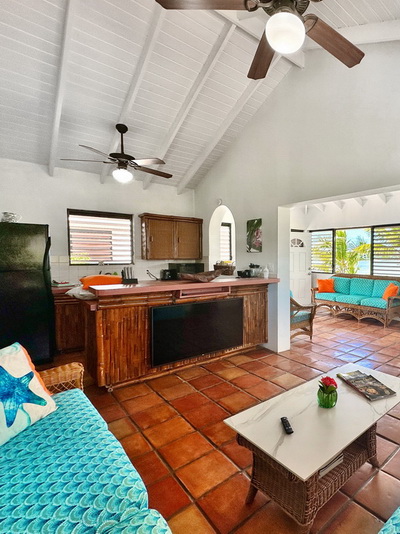 Rental cottages with full kitchens at Harbour Club Villas and Marina on Providenciales Turks and Caicos Islands